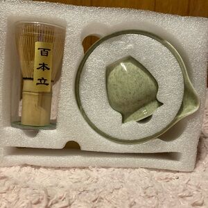 Matcha Tea Ceremony Set with Whisk